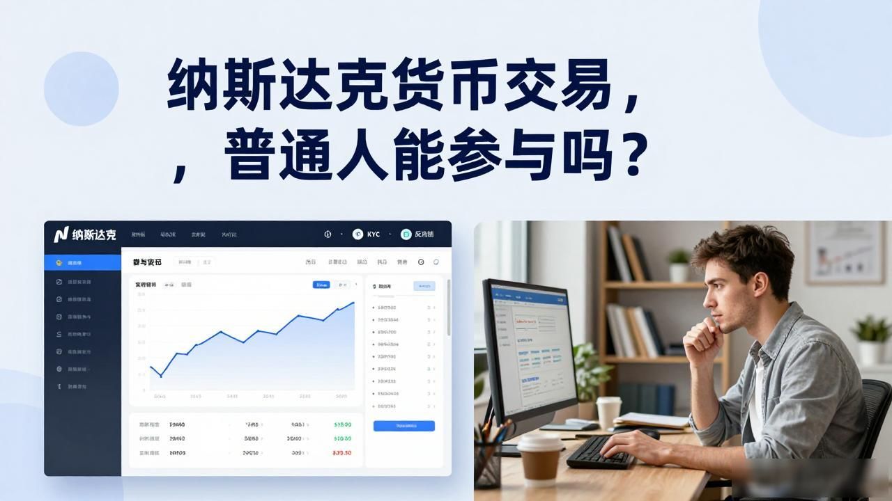 纳斯达克数字货币交易，普通人能参与吗？