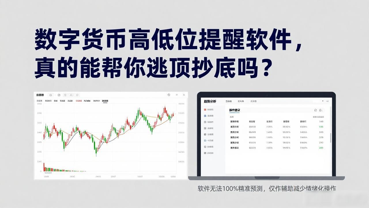 数字货币高低位提醒软件，真的能帮你逃顶抄底吗？