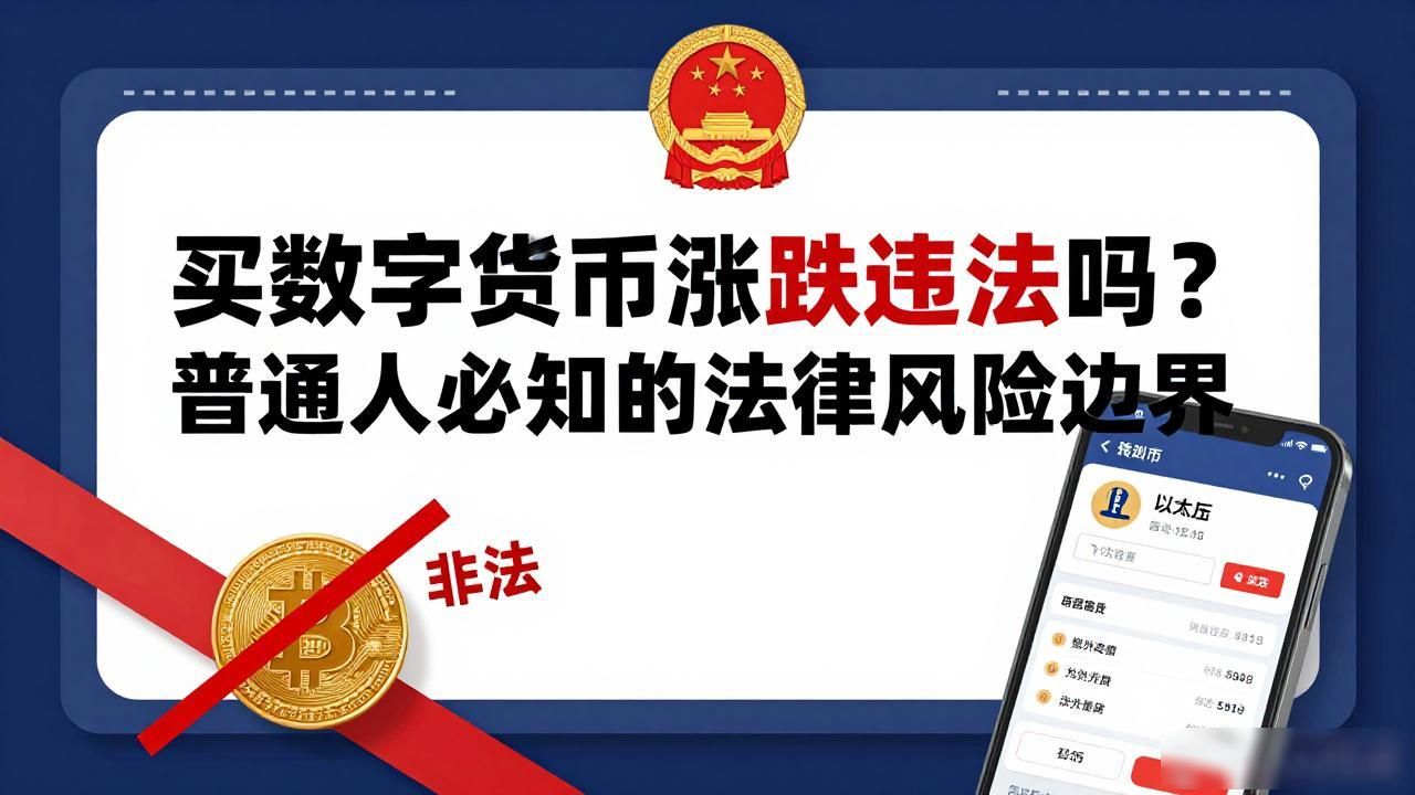 买数字货币涨跌违法吗？普通人必知的法律风险边界