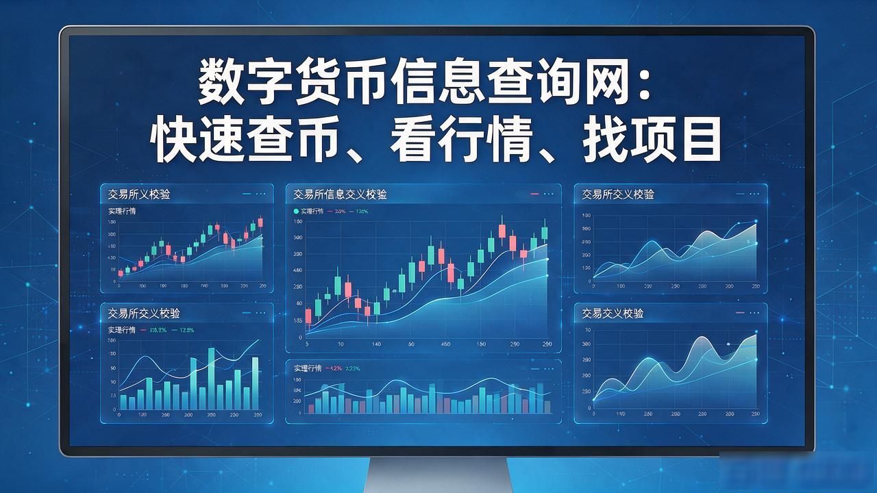 数字货币信息查询网：快速查币、看行情、找项目