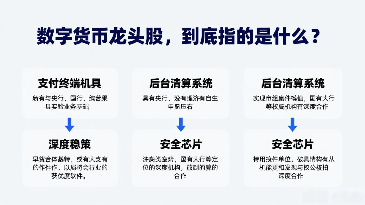 数字货币龙头股，到底指的是什么？