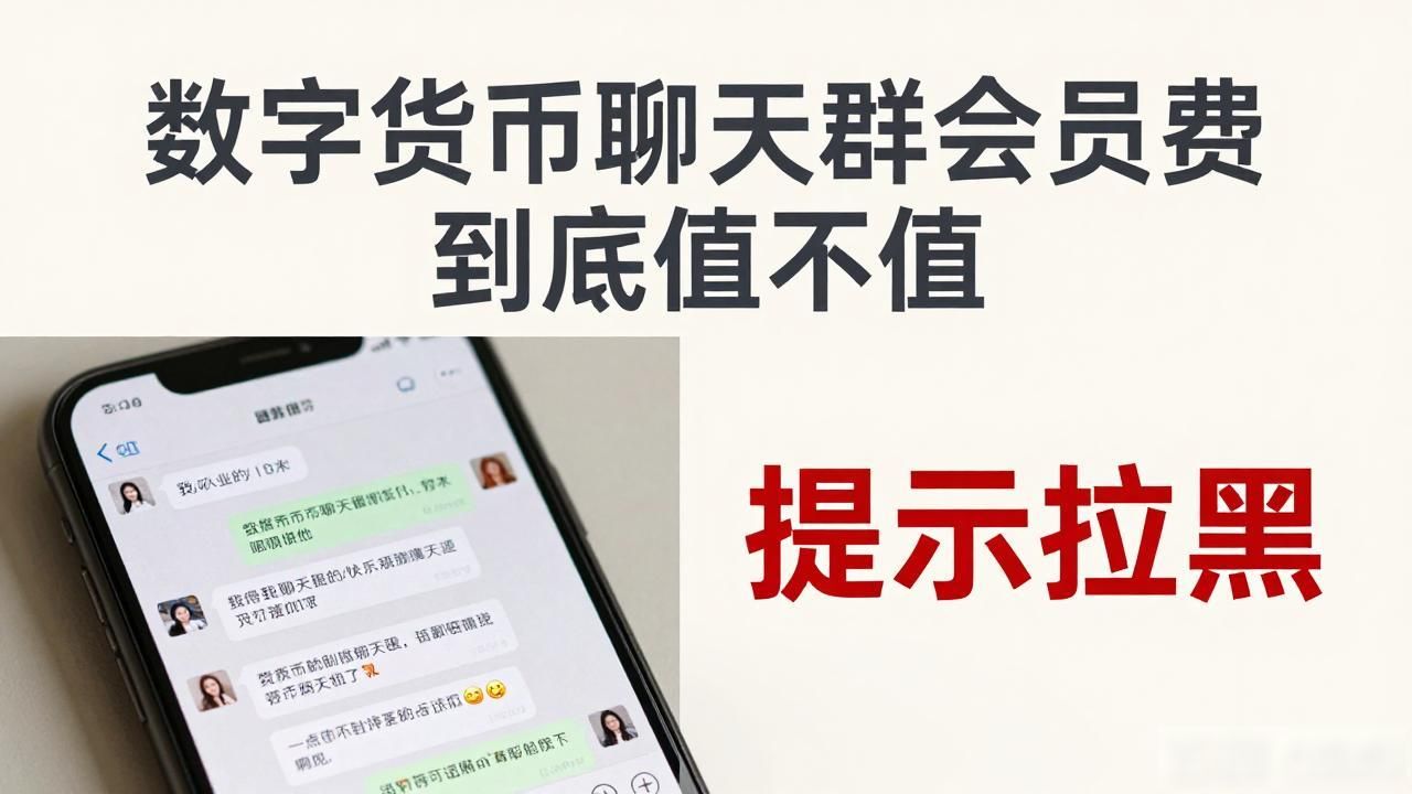 数字货币聊天群会员费到底值不值